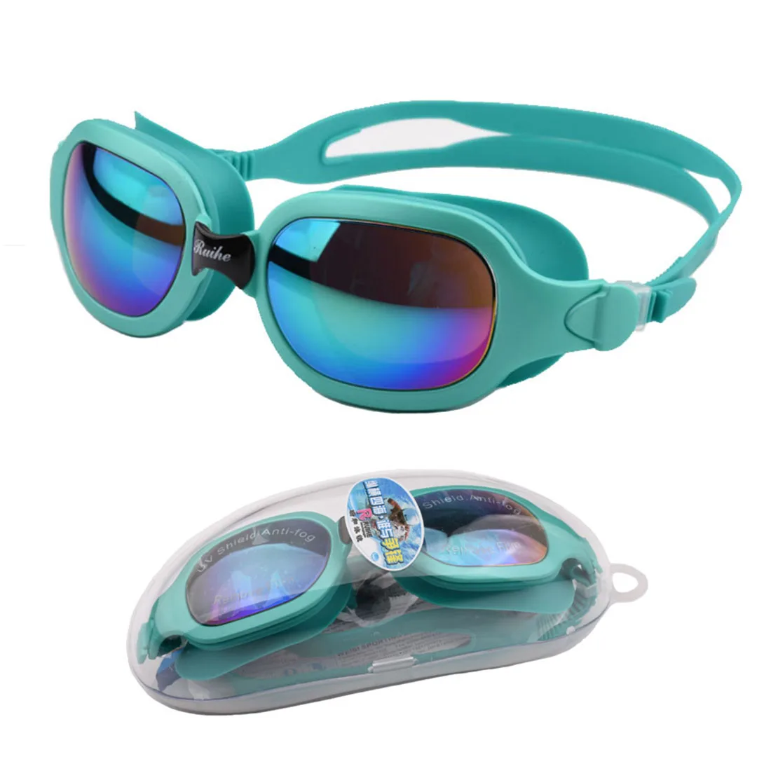 

New Design Adult Swimming Goggles Professional Soft Silicone Summer Clear Anti Fog UV Protection Safety Swim Glasses