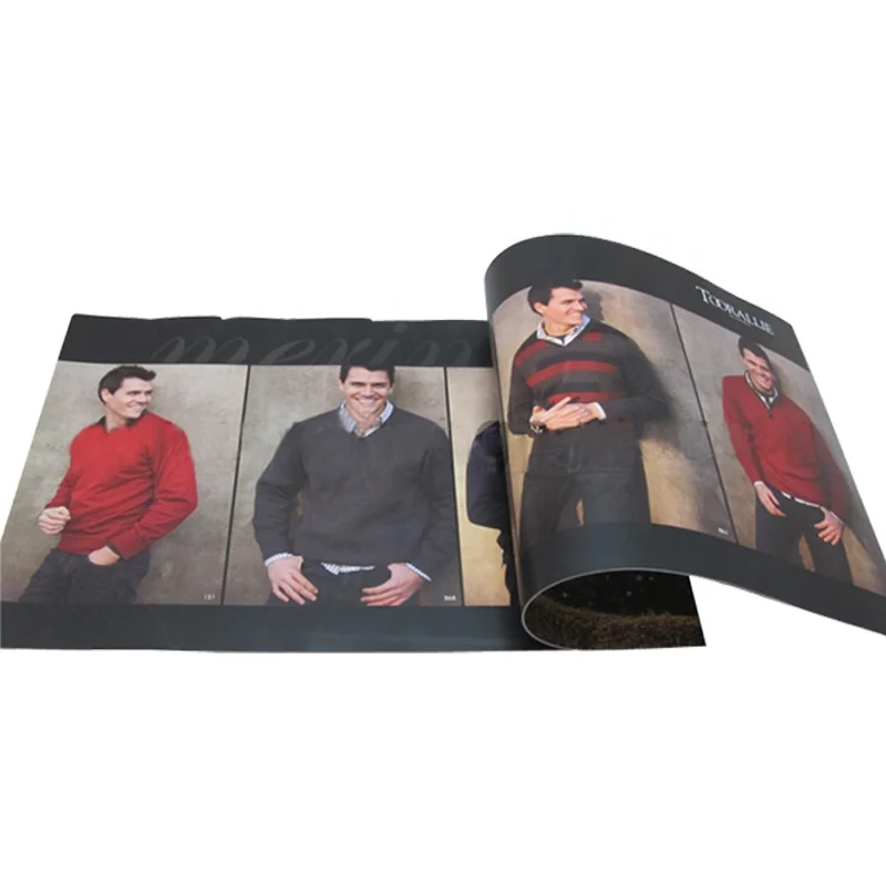 
Customized wholesale full color beautiful printed magazine 