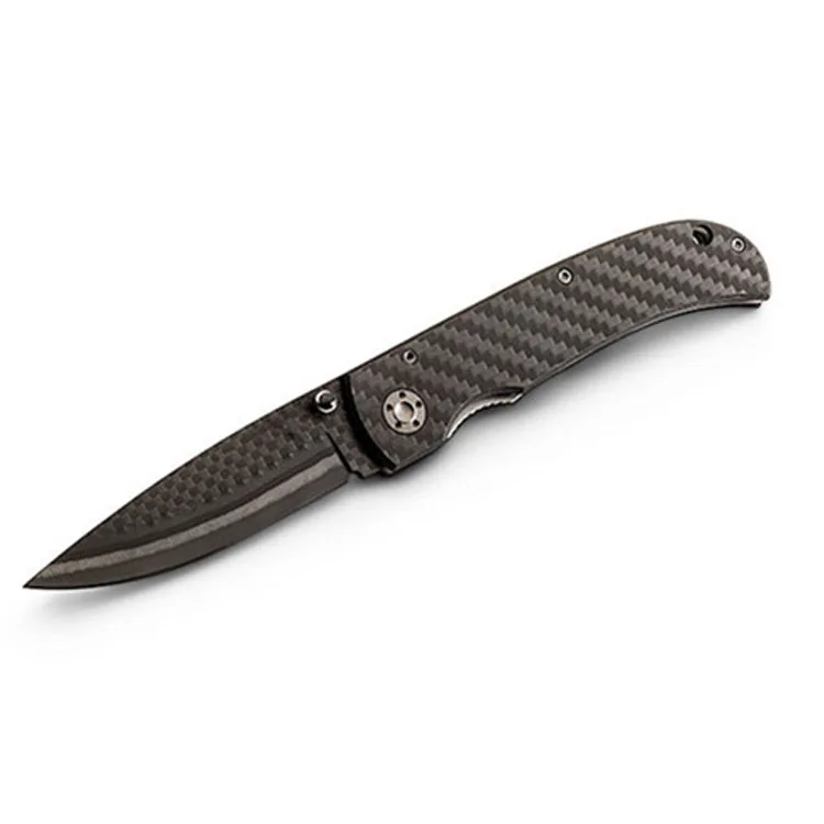 

Sharp portable carbon fiber folding knife, Black & customized
