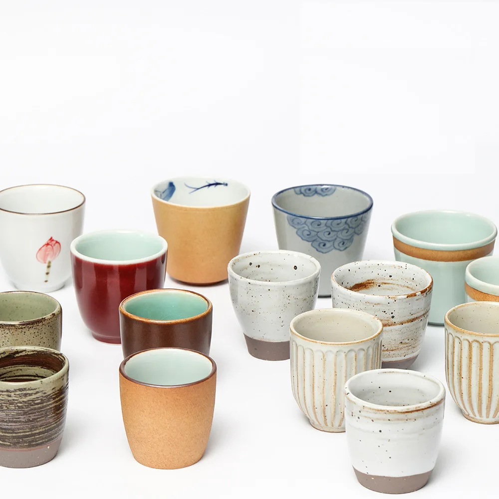 

Pottery Cup without Handle, Natural color cup