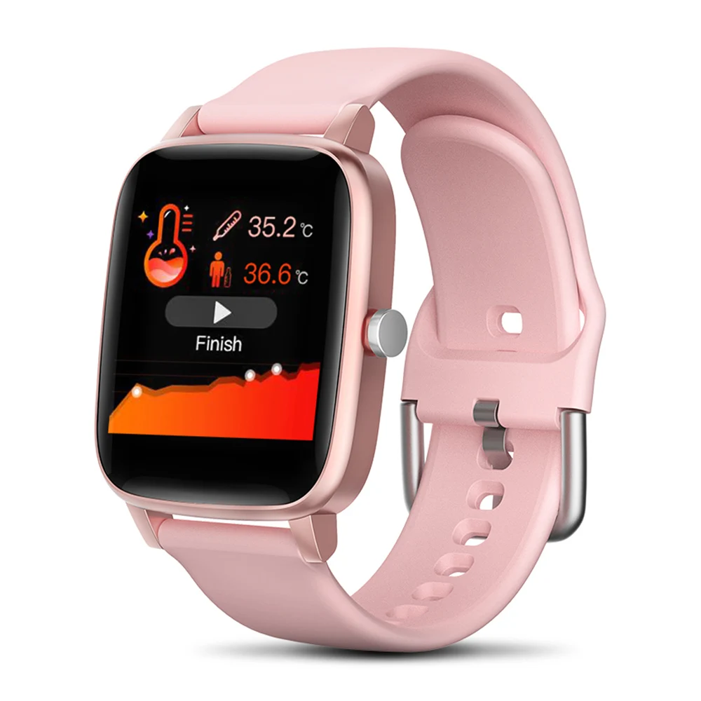

Waterproof Smartwatch High Accuracy Body Temperature Monitoring T98 Smart Watch