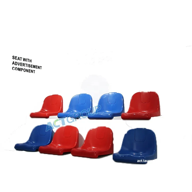 

Wholesale plastic stadium seat chair with factory price, Red,yellow,blue,green etc.