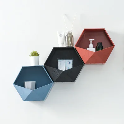 

Geometric Decorations Living Room Wall Hanging Rack Three-dimensional Wall Decoration Bedroom Dining Room Wall Hanging