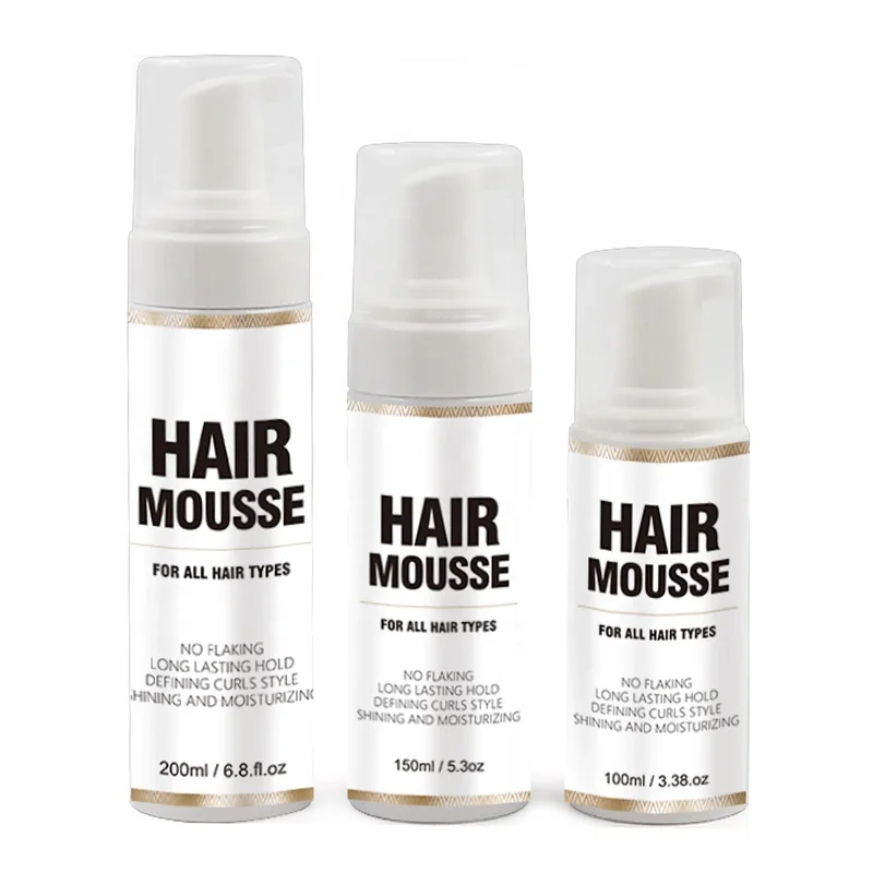 

Private Label Moisturizing Styling Strong Hold Custom Logo Hair Foam Mousse