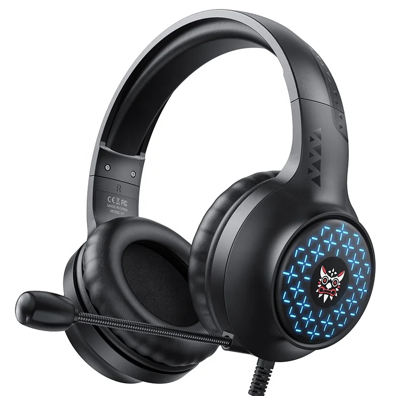 

Cheap ONIKUMA X7 Over-ear Wired Gaming Headphones RGB Breath Gamer Headset With Microphone