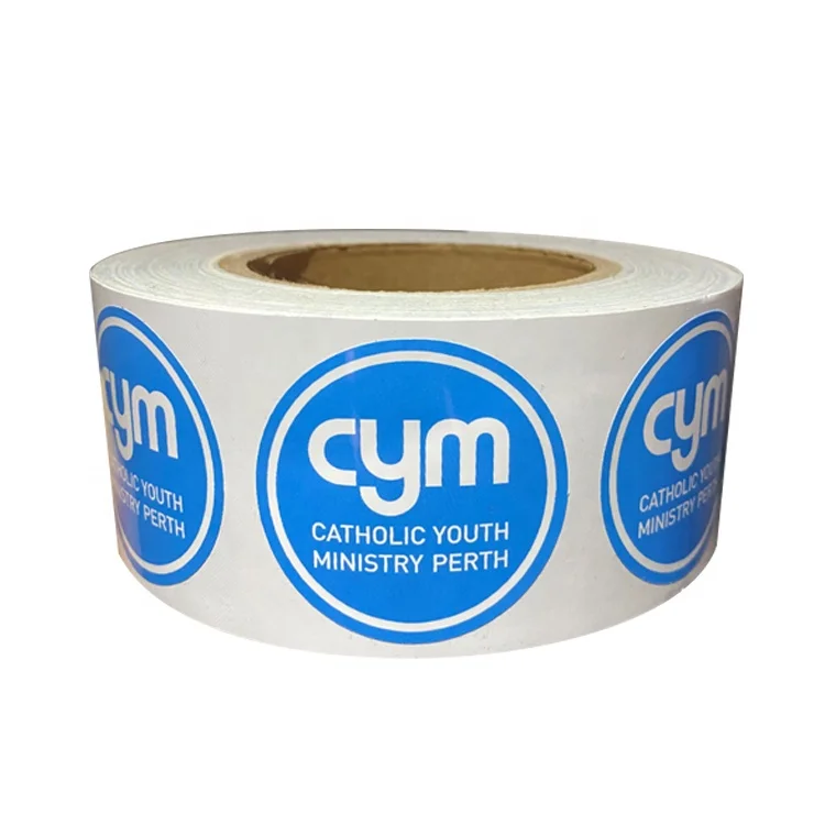 
Custom Waterproof Synthetic Paper Bottle Label, Adhesive Roll Logo Label Sticker, Custom Adhesive Bottle Label Printing 