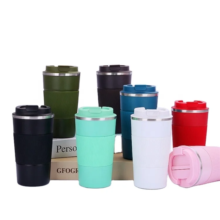 

Support Custom Double Stainless Steel Coffee Thermos Mug with Non-slip Case Car Vacuum Flask Travel Insulated Bottle