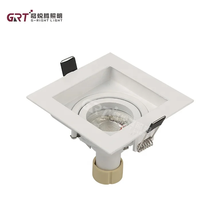 China suppliers customizable lamp 3w 9w 12w 16w aluminum gu10 gu13 recessed Mini rotate square led spot light