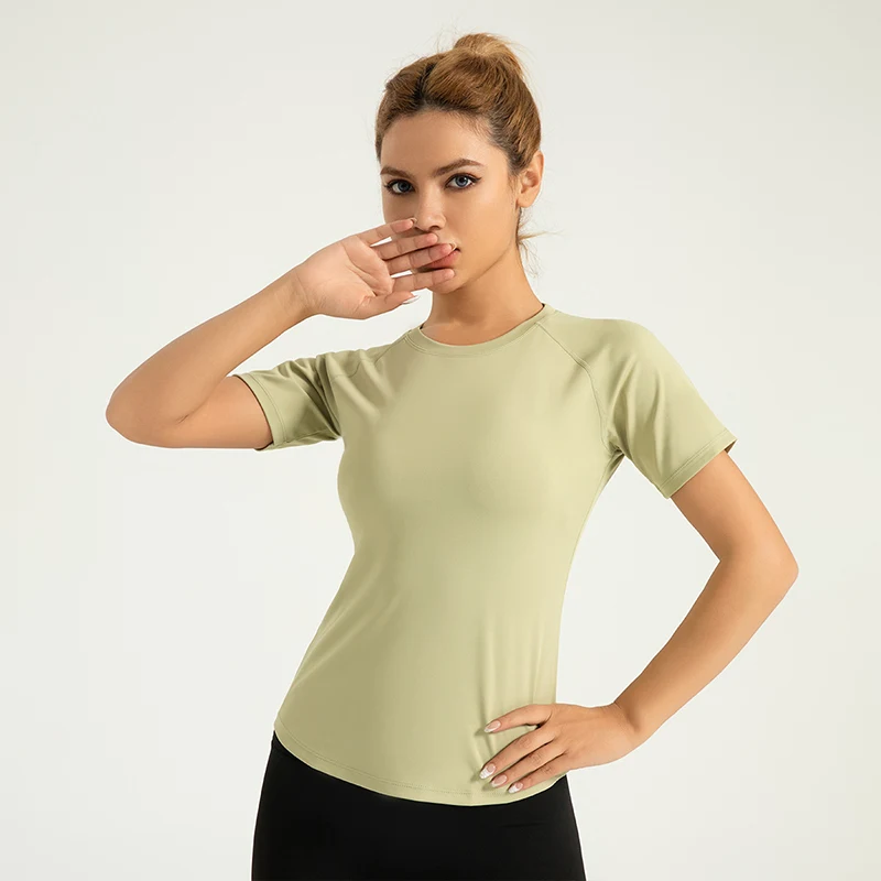 2024 New Premium Quality Athletic T Shirt Solid Color Mesh Women's T-Shirts Quick Dry Custom T Shirt