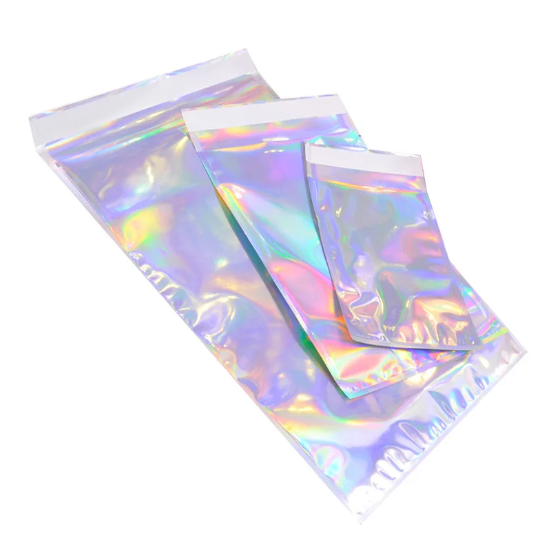 Resealable Plastic Holographic Foil Pouch Mylar Ziplock Bags Buy Resealable Plastic