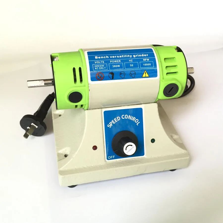 480w Jewelry Tools Bench Grinder Polishing Machine With 2pcs Buff Mops