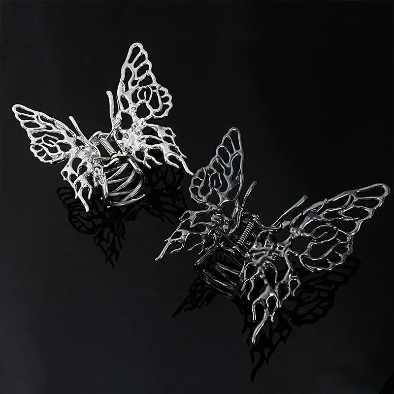 

Women Butterfly Hollow Metal Hair Jaw Clamps Vintage Butterfly Hair Claw For Thick Hair Fashion Accessories