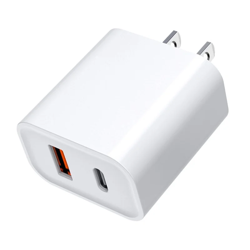 

Popular Type-C Uk Us Au Dual Port Plug 18w 27w Usb C Qc3.0 12V1.5A Fast Charger 20w Power Adapter For Iphone 12