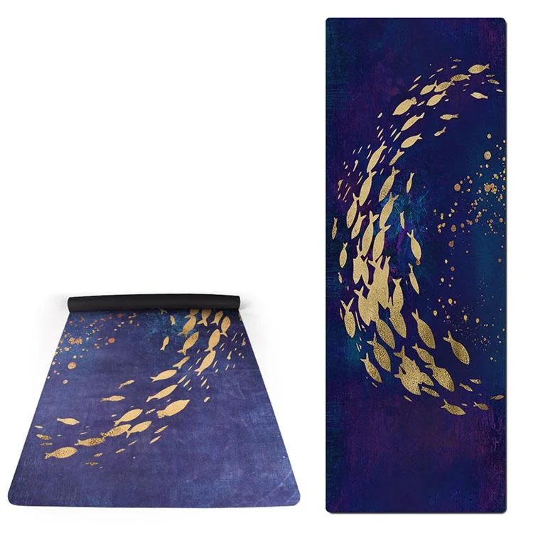 

Eco Friendly Suede Natural Rubber Yoga Mat best for 2021, Customized color