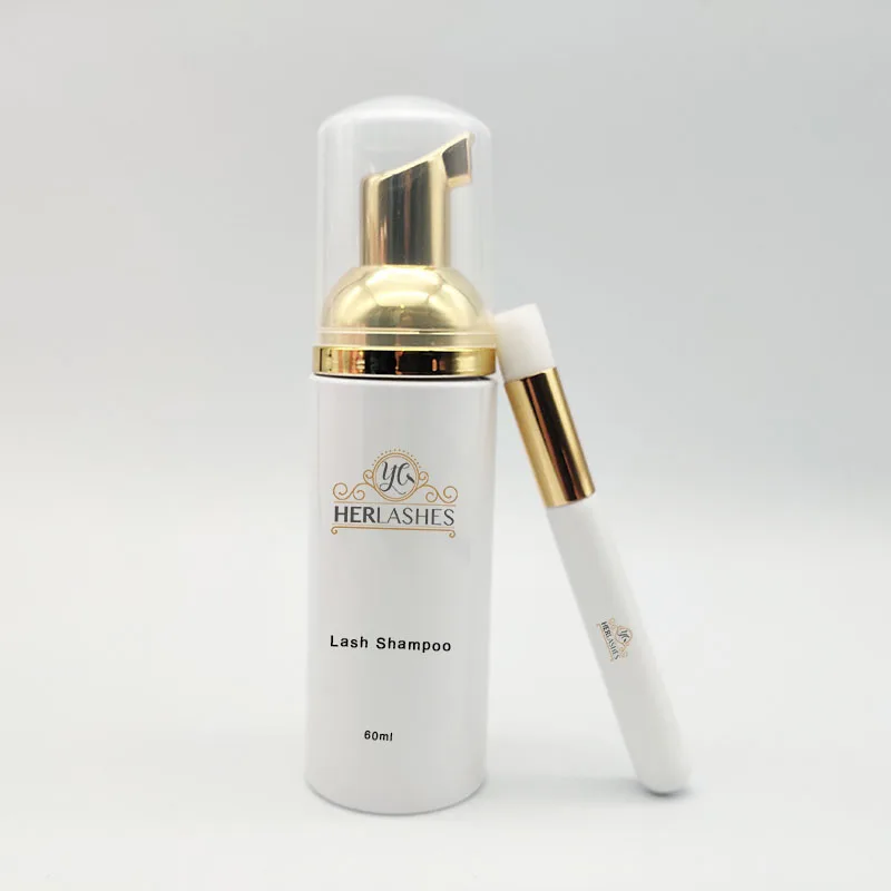 

Private Label 60Ml Lash Shampoo With Hot Logo Stickers For Lash Shampoo