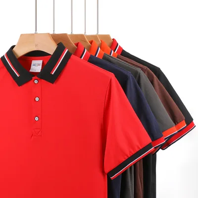 

Wholesale Polo shirt 2021Custom your own brand designer polo shirt men's Golf Polo t-shirt plus size t-shirts, 5 colors