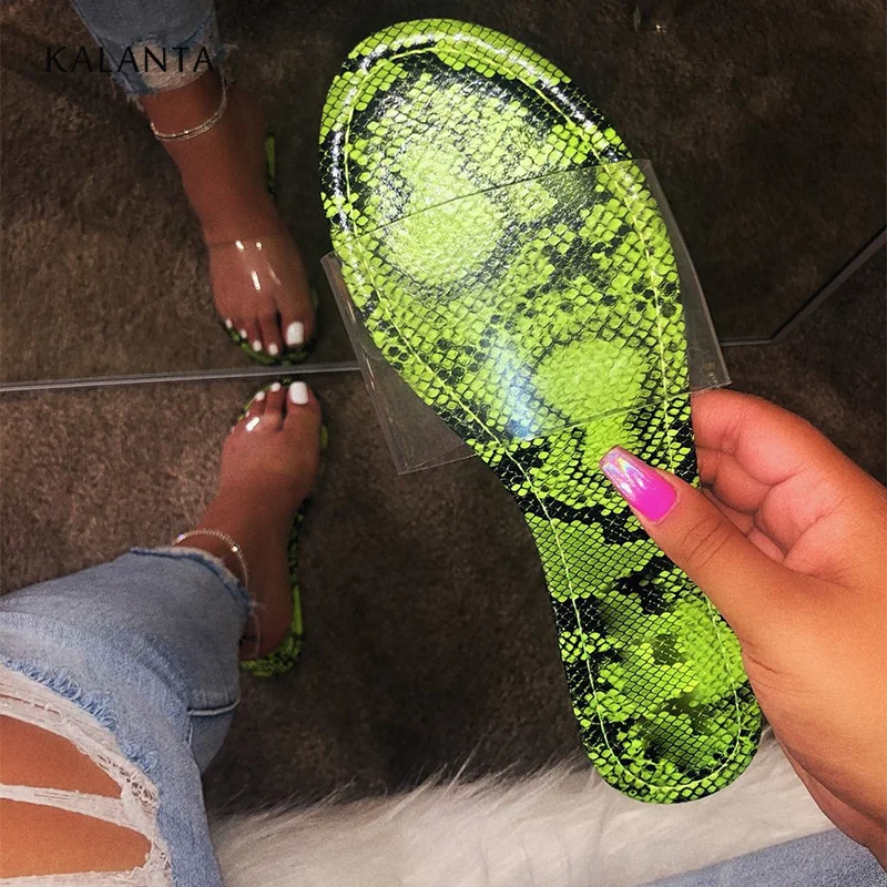 

Summer transparent low flat sandals women's slippers for working girls outdoor beach slippers women's sandals
