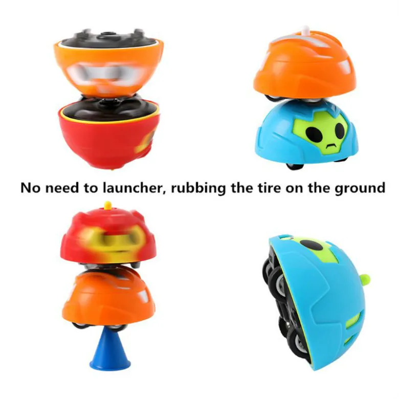 Amazon Product Christmas Present Wind Up Toy Stunt Rotate Gyro Battle