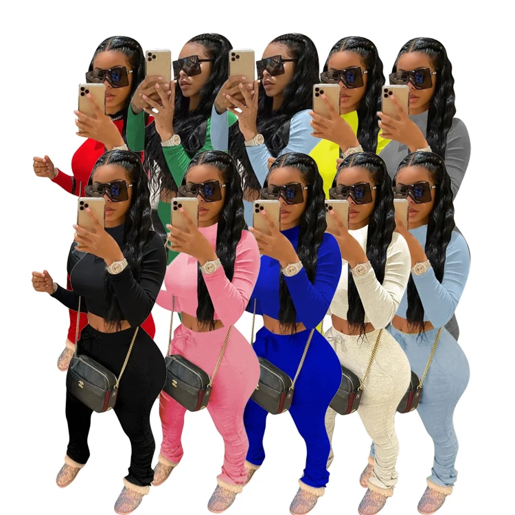 

Long Sleeve 2 Piece Set Women Fall Two 2 Piece Sets Women 2 Piece Woman Fall Set