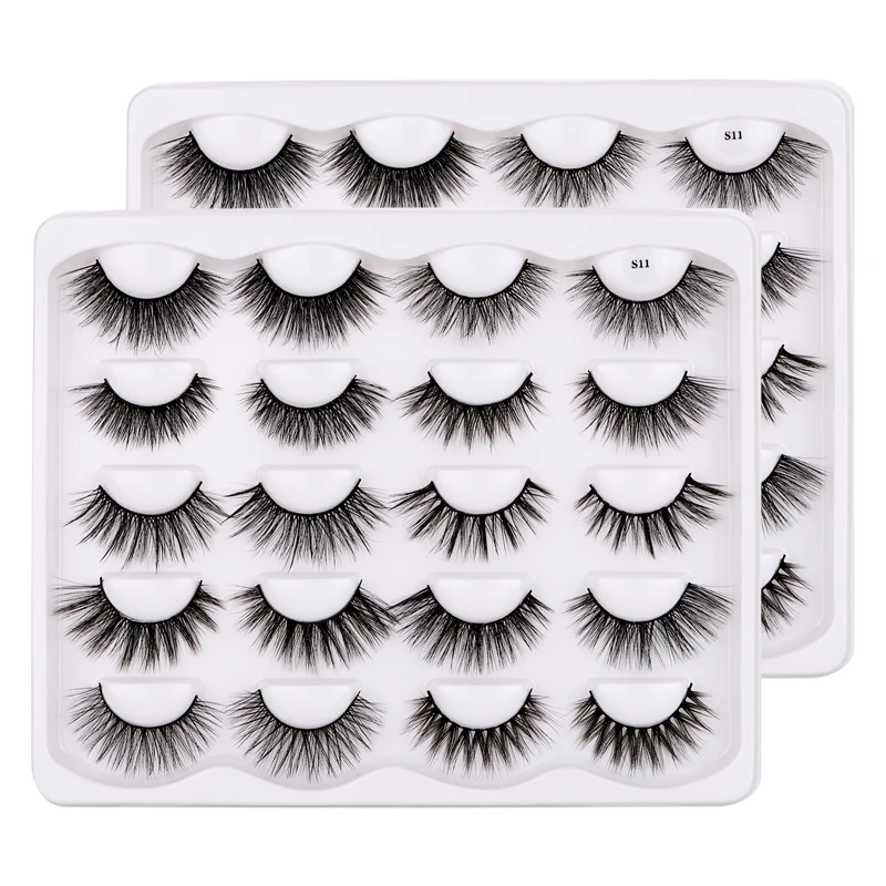 

eyelashes and logo customize box business supplies Real mink soft cotton band handmade eyelashes