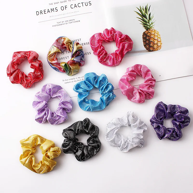 

European and American style scrunchies for hair DYE TYE model hair scrunchies new trendy scrunchies hair ties, 40 various colors available