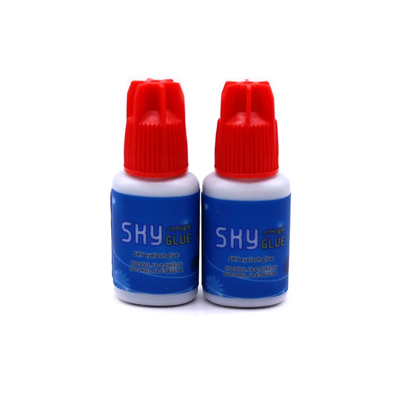 

S+ Eyelash Extension Glue Fast Drying Strongest SKY False Eyelash Extension Glue 7-8 Week Lasting Time Professional S+ Lash Glue, Black