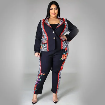 

F11281A hot style Lady casual plus-size suits, As picture