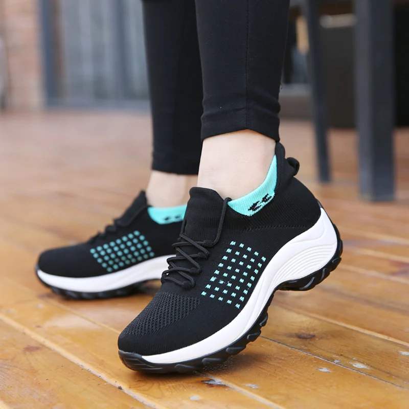 

Woman shoes new arrivals 2018 Fashion Sneakers Basket Femme Comfortable Wedges Sneakers chaussure femme Women Vulcanize Shoes