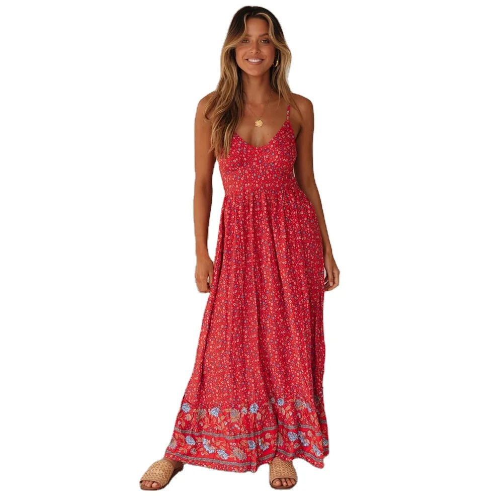 

Fashion Custom Lady Chiffon Ruffle Maxi Dress Vestidos Women Elegant Summer Casual Maxi Dresses Women, Shown