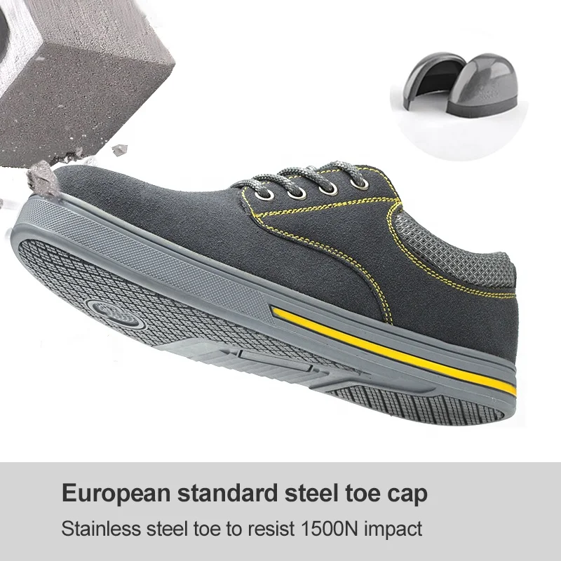 
New Design Wholesale China Cheap Factory Worker Steel Sloe Safety Shoes Steel Toe 