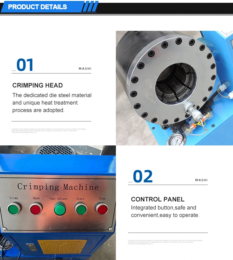 651mm Clamping Range High Pressure Rubber Hose Crimping Machine Buy