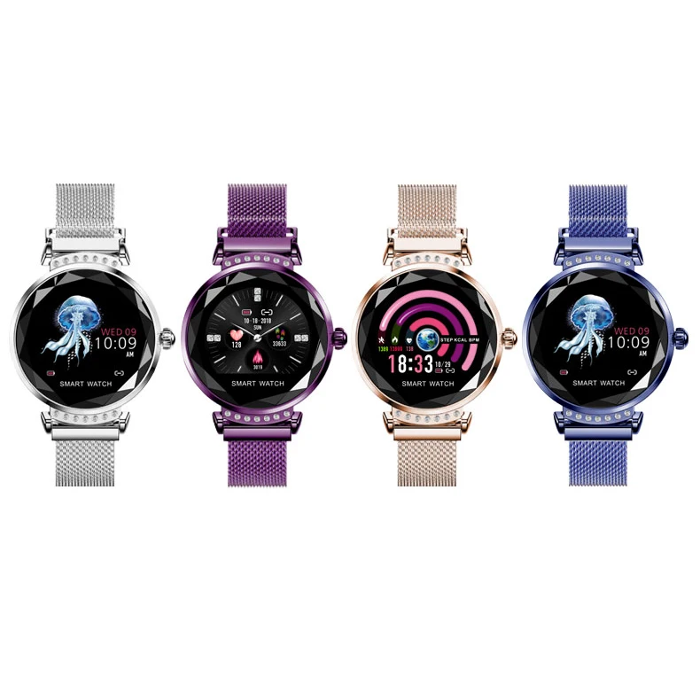 

High quality 140mAh 1.04 inch IPS high-definition color round screen female smart watches