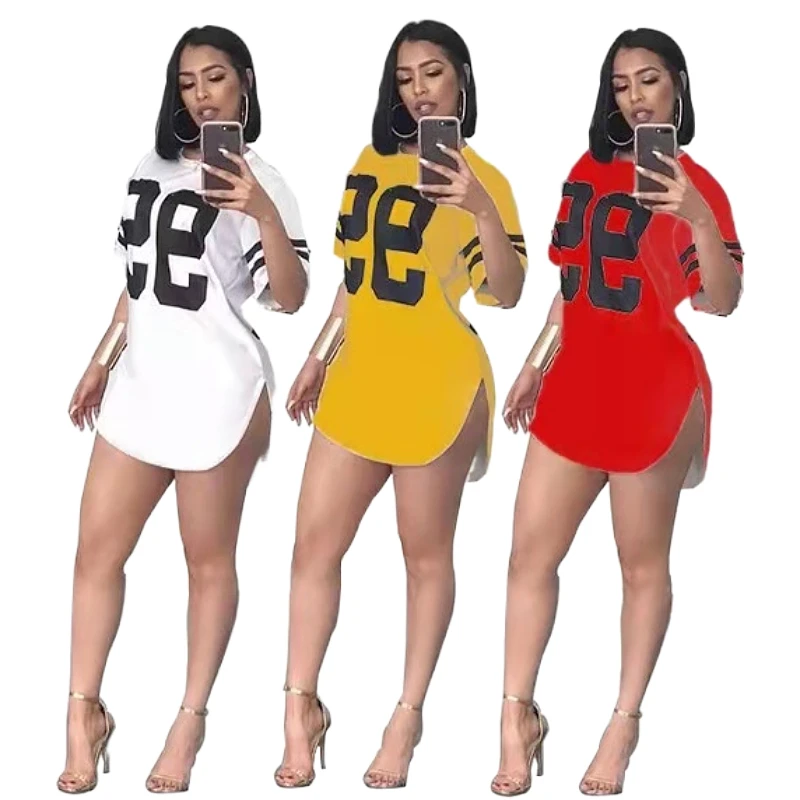 

Wholesale ladies fashion cool clothes summer ladies dresses, Picture color