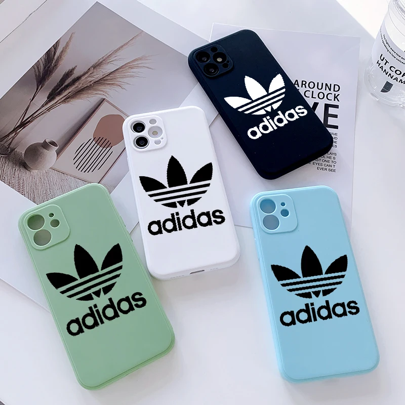 

Popular Brand Phone Case for iPhone 13 12 11 Pro Xs X XR Max 8 7 SE 6 6S Silicone Cases Soft Black Cover Built-in canvas, 20 color