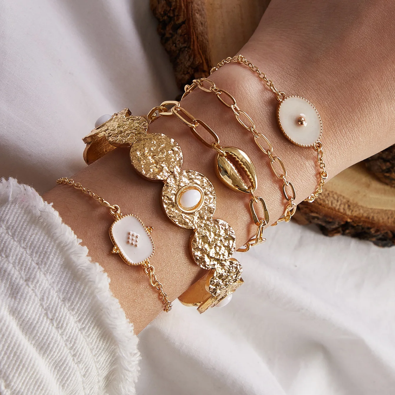 

Fashion saudi gold jewelry bracelet for women wholesale N205193, Picture