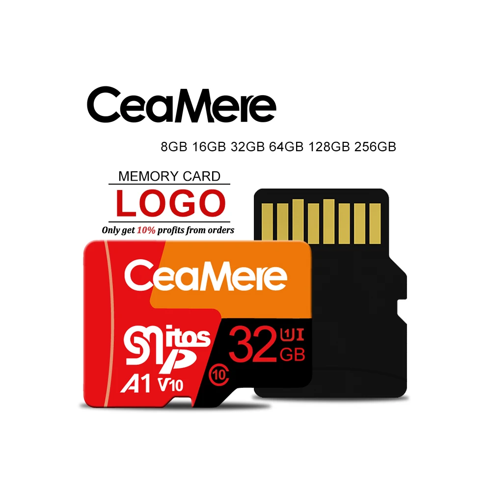

Ceamere brand DVR CCTV Meory card 64GB TF SD Card 4GB 8GB 16GB 32GB Storage SD Card, Colorful