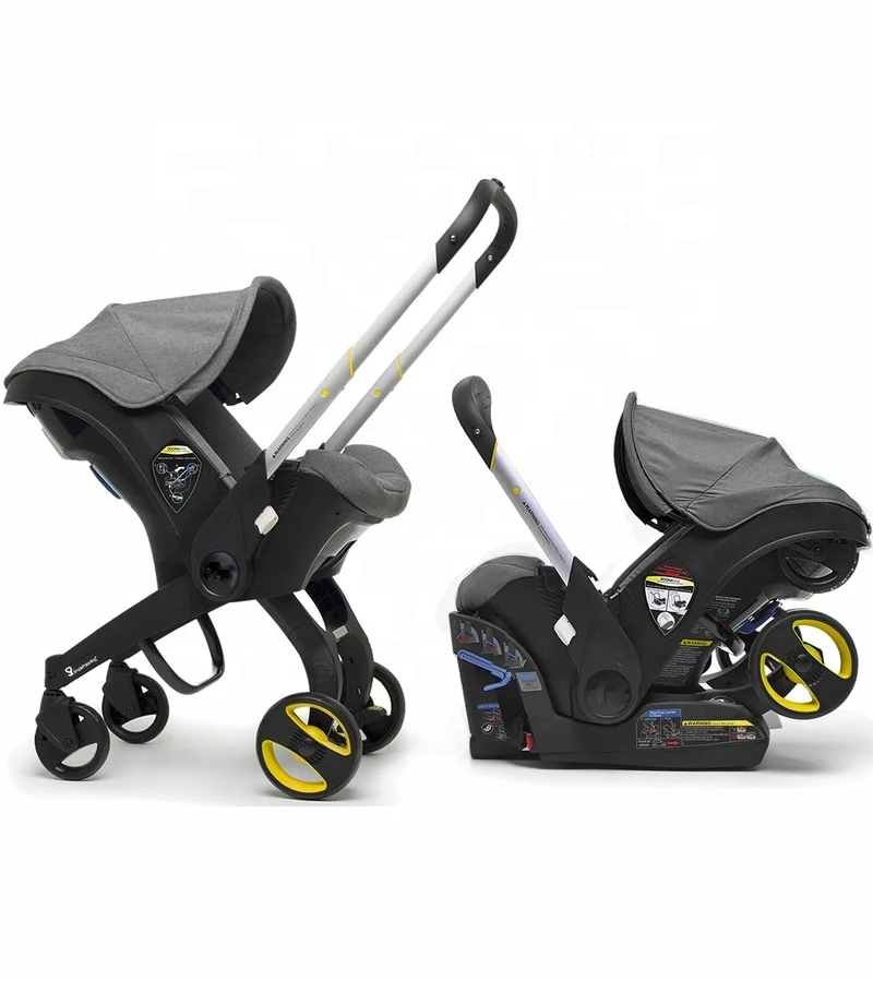 

2020 Yokids Baby Stroller One key Folding 4 EVA Wheels Baby Pram