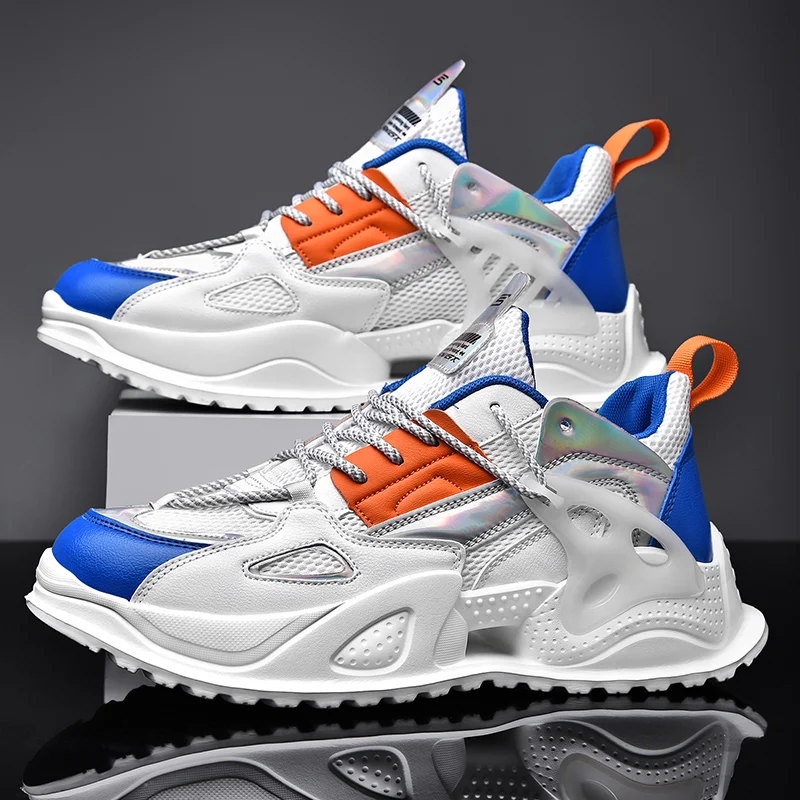 

Breathable Mesh Lightweight High Quality Fashion Shoes Mens Shoes Casual Sport Sneakers, Optional