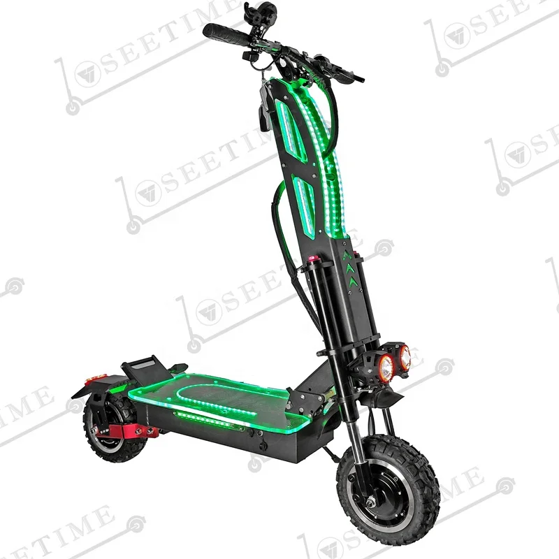 

SEETIME 13M 2020 Hot selling China fast 60v 13inch 8000w adults scooters electric scooters with seat, Black