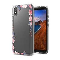 

Clear Flower Transparent Mobile Case Shell Custom Print Phone Cover For Mi Redmi 7A Go 5A Play 6A 6