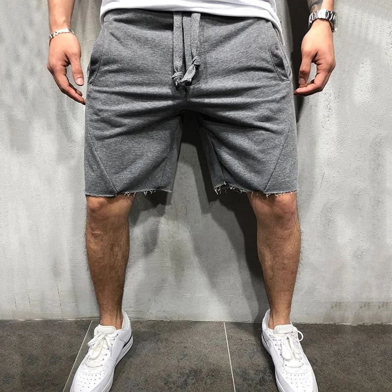 

Breathable Solid Color Casual Half Pants summer short for men