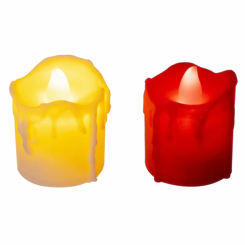 Home decoration warm light flameless led tea light candle