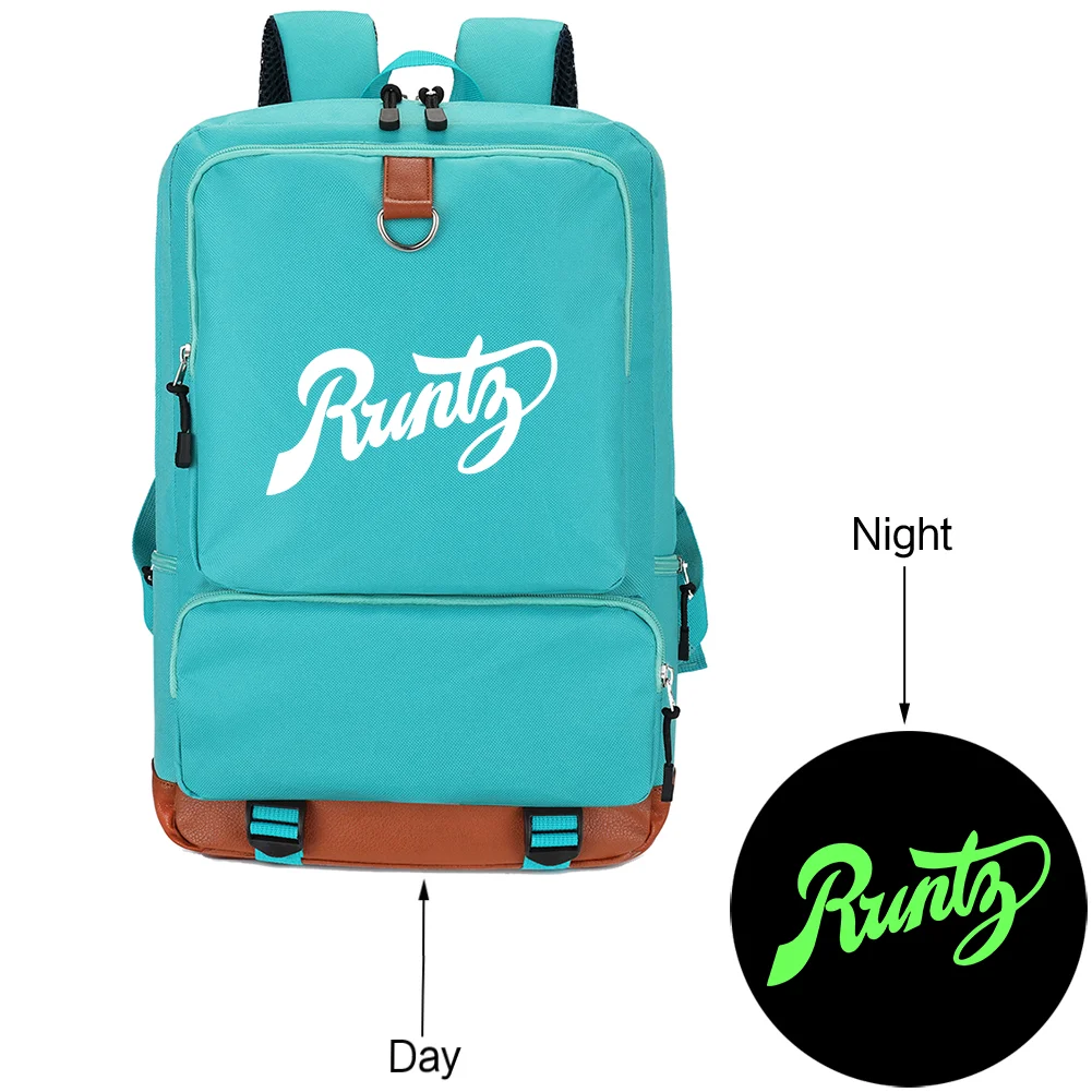 

New RUNTZ Backpack Water And Smell Proof Glow In Dark RUNTY Sport Bag Leisure Business Nylon Travel Bag