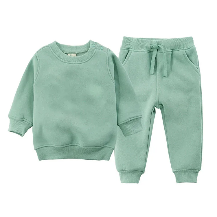 
wholesale girls boutique clothing new arrivals 2020 kids sweatshirt track suits jumper pants 