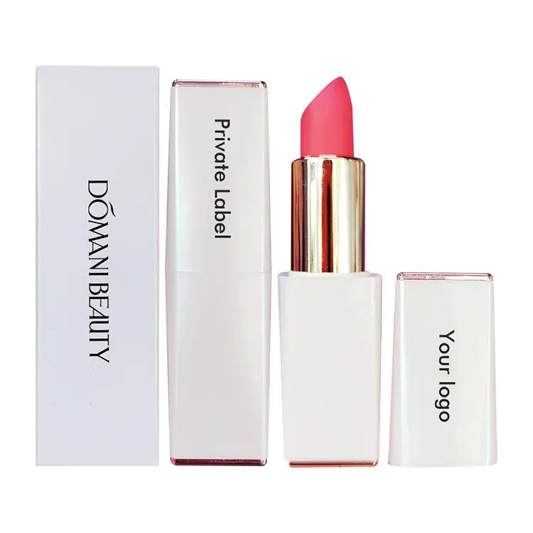 

Factory Custom Packaging 13 Color Square lipsticks White Tube No Label Best Dark Red Lip Stick Matte Lipstick Moisturizing, 13 colors