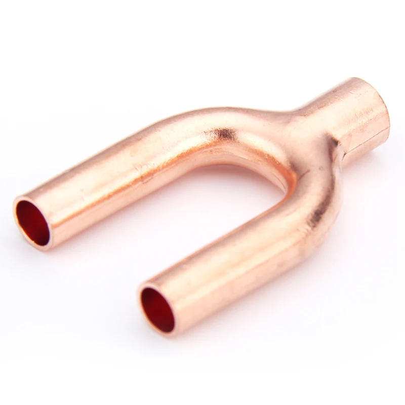 
All sizes best quality copper Y Tee refrigeration plumbing tube pipe Y Air Conditioning Fitting fitting 