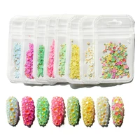 

Opal Mix Size Rhinestones Nails Art Crystals Glass Flat Back Round Rhinestone For Charms 3D Study Nail Decorations