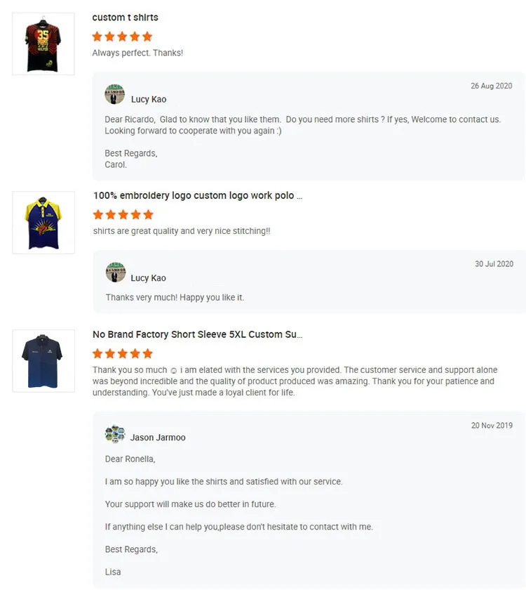 camisetas