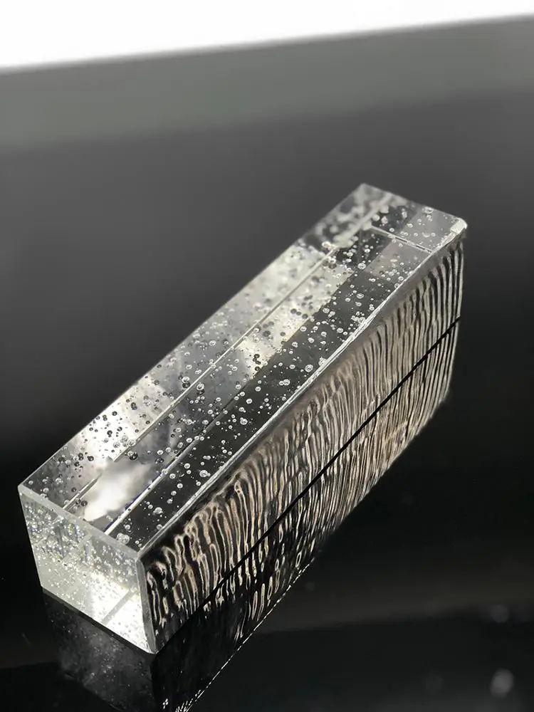 
Jingyage crystal glass blocks bubble sliver plated mirror effect glass bricks for wall use 