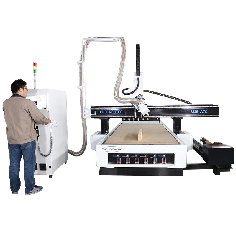 

1325 ATC Cnc Router Woodworking Wood Carving Machine Wood 4 Axis 5 Axis Cnc Router with Rotary Device